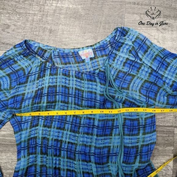 Plenty by Tracy Reese Long Sleeve Sheer top Size 4 - Picture 3 of 5